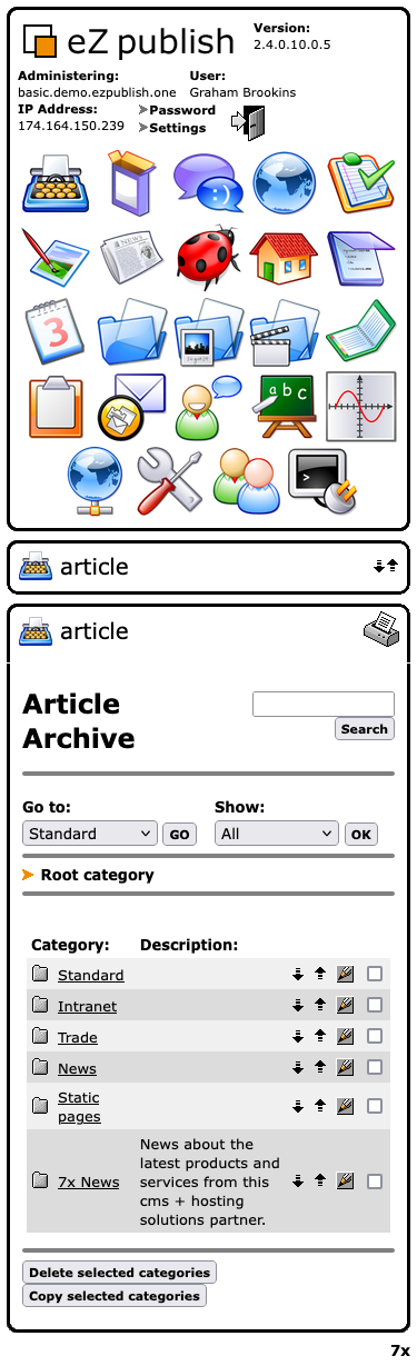 eZ Publish Basic 2.4.0 Open Source CMS